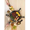 Giles & Posner EK4511GV2VDE Stalo raclette grotelės 1200 W 8 asmenims Juoda/Sidabrinė