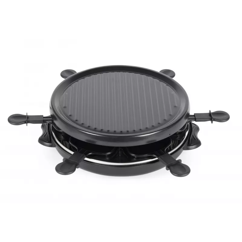 Giles & Posner EK4511GV2VDE Stalo raclette grotelės 1200 W 8 asmenims Juoda/Sidabrinė