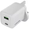 CANYON CU45AC GaN 45W 1xPD 1xQC UK White Wall Charger