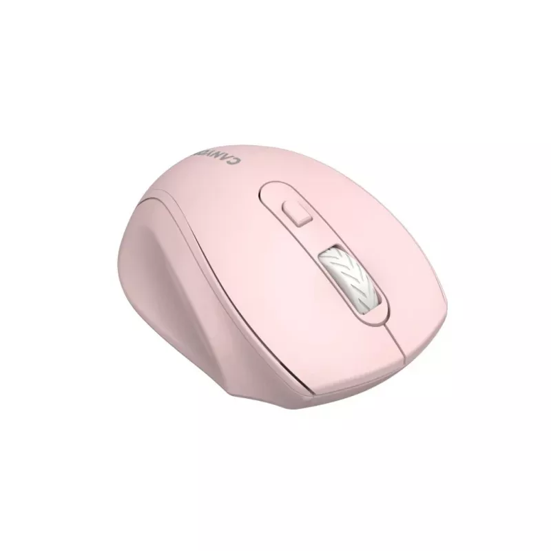 Canyon 6-Button Wireless 2.4 GHz Optical Mouse, Pink