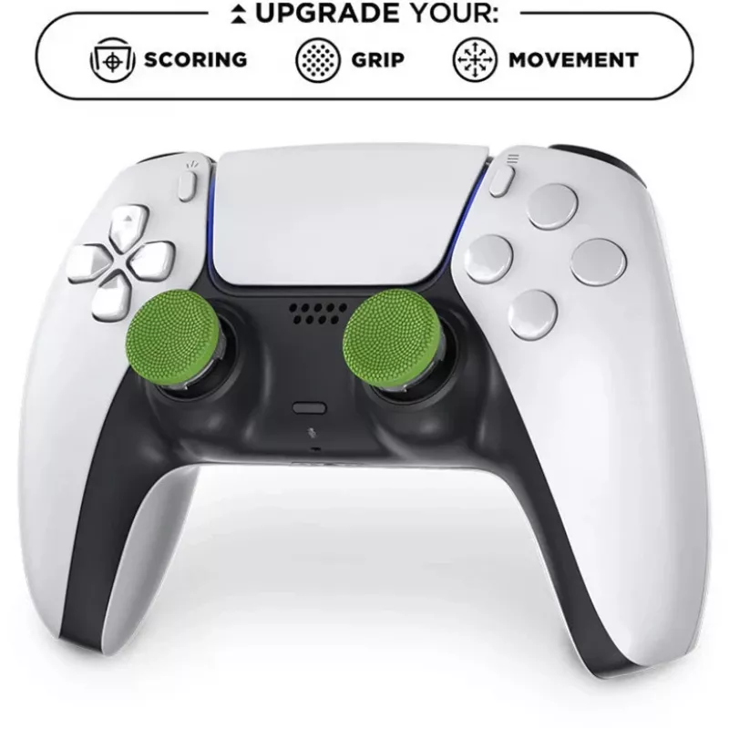 SteelSeries KontrolFreek Precision Sports Thumbsticks Football Edition (Žalia/Juoda, 2 vnt., skirti PlayStation 5/4 valdikliui)