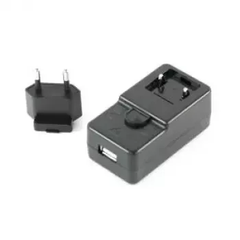 Zebra PWR-WUA5V45W1EU USB-C maitinimo adapteris su EU kištuku 45W PD 3.0 juodas