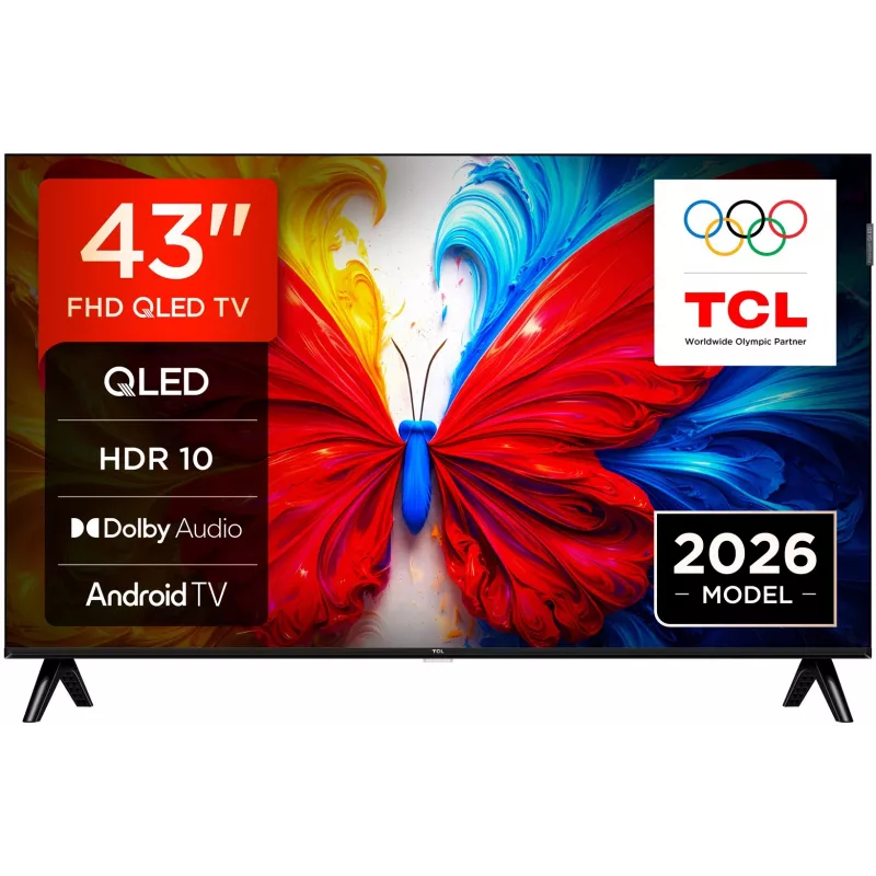 TCL 43S5L 43 colių 4K QLED Google TV išmanusis televizorius