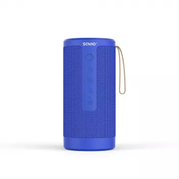 SAVIO BS-031 nešiojamas Bluetooth garsiakalbis mėlynas
