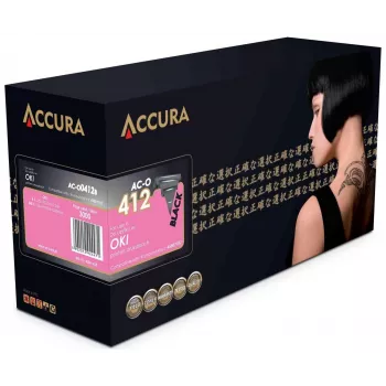 Accura Suderinamas Tonerio Kasetė Juoda OKI 45807102 Didelės Išeigos