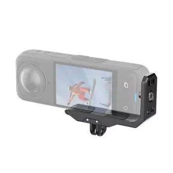 PULUZ Adapter Mount Bracket Horizontal Vertical su 1/4 colio varžtu ir GoPro sistema, skirta Insta360 X4 / Insta360 X5 / PU982B