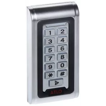 Kombinuotas spynos ATLO-KRM-821 - 3 diskų perprogramuojamas spynos, cinko lydinio korpusas, plieninis lankas, juoda