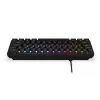 KRUX Qara 60% mechaninė klaviatūra Gateron Yellow RGB USB-C juoda