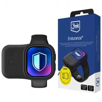 3MK PROTECTION 3mk Endurance Powerbank dėklas, skirtas Apple Watch 40 mm/41 mm, 2.5W, 1200mAh, USB-C, juodas