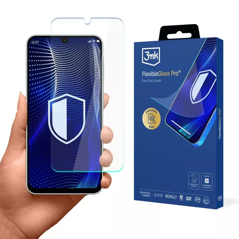 3MK PROTECTION Samsung Galaxy A27 5G - 3mk FlexibleGlass Pro hibridinis stiklo ekrano apsauginis stikliukas