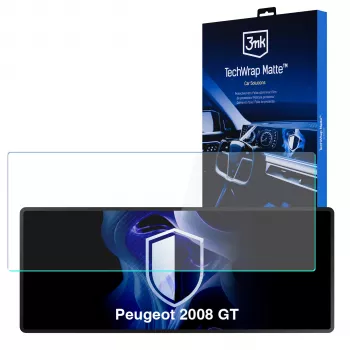 3MK PROTECTION TechWrap Matte Screen Protector, skirtas Peugeot 2008 GT (2020+) - Anti-Glare, savaime gyjantis, 0,2 mm