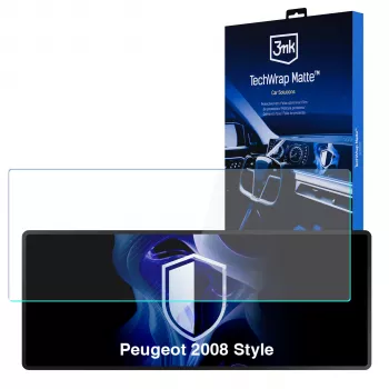 3MK PROTECTION Peugeot 2008 Style - 3mk TechWrap Matinis centrinio ekrano apsauginis stiklas