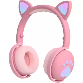 MOZOS KID DOG belaidės ausinės vaikams rožinės