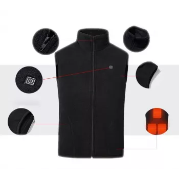 MOZOS HV3 šildoma elektrinė liemenė unisex L