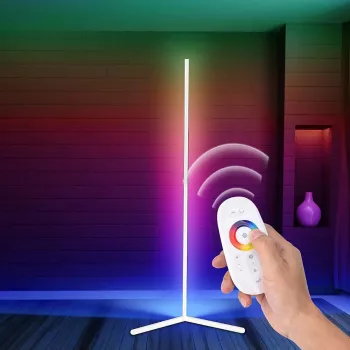 MOZOS LC-RGB LED kampinis toršeras baltas