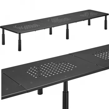 MOZOS SPM2 Dvigubo monitoriaus pakėlimo stovas 1000x230x120 mm Juodas