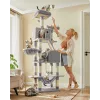 MOZOS Kitty Tree Didelis medinis katės namas aukštas 206 cm