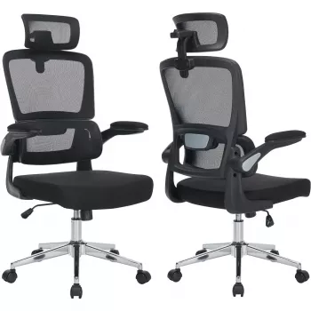MOZOS ERGO-K Ergonominė biuro sukamoji kėdė juoda