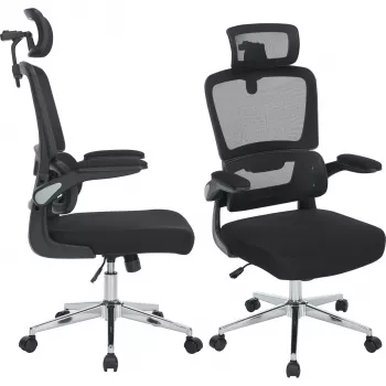 MOZOS ERGO-K Ergonominė biuro sukamoji kėdė juoda