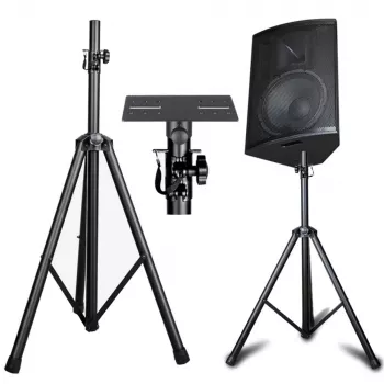 MOZOS SPK2-STAND Kolonėlių garsiakalbių stovas 100 kg Juoda Pora