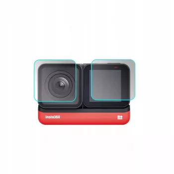 SUNNYLIFE 4x Grūdinto stiklo ekrano apsauga, skirta Insta360 One R 4K Edition LCD ekranui