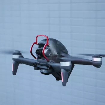 SUNNYLIFE Metalinis gimbalo ir kameros apsauginis dangtelis, skirtas DJI FPV Combo dronui - juoda