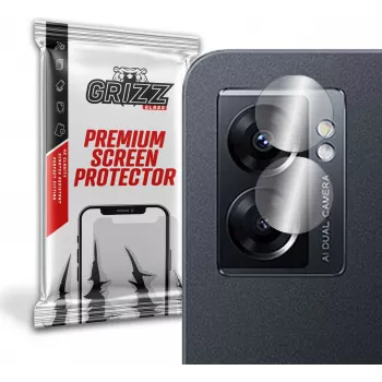 GrizzGlass Hybrid Glass Camera Lens Protector, skirtas Oppo A77 5G