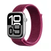 Crong Nylon Sport Band, skirtas Apple Watch 38/40/41/42 mm (Magenta Fusion)