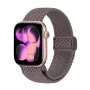 Crong Wave Band Braided Nylon Strap, skirtas Apple Watch 38/40/41/42 mm, rudas