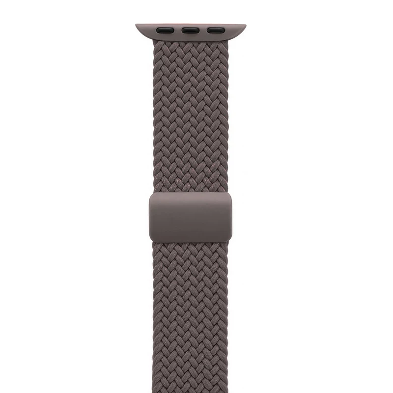 Crong Wave Band Braided Nylon Strap, skirtas Apple Watch 38/40/41/42 mm, rudas