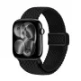 Crong Wave Band Pintas Dirželis, Skirtas Apple Watch 38/40/41/42 mm (Juodas)