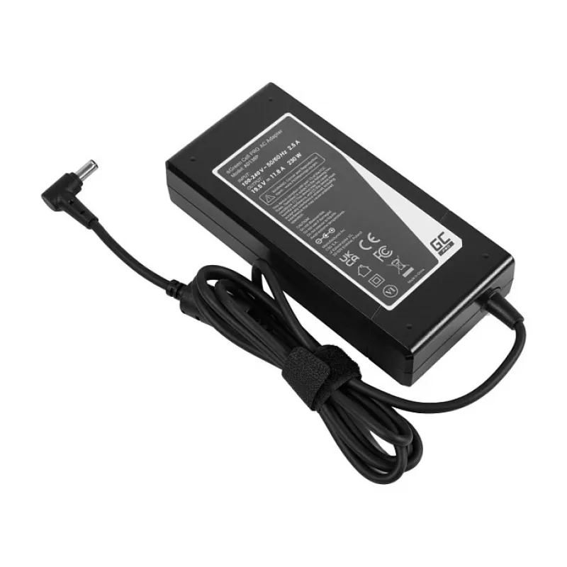 Green Cell PRO 19.5V 11.8A 230W Nešiojamojo kompiuterio kintamosios srovės adapteris, skirtas Asus ROG Strix G531GU