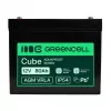 GREEN CELL Greencell AGM VRLA 12V 80Ah Priežiūros nereikalaujanti baterija UPS, svarstyklėms, kemperiui (260x168x216mm)