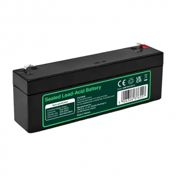 Greencell AGM VRLA 12V 2.5Ah Priežiūros nereikalaujanti baterija kasos aparatams, žaislams (178x36x66mm)