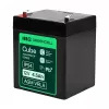 Greencell AGM VRLA 12V 4.5Ah Priežiūros nereikalaujanti baterija kasos aparatams, žaislams, kameroms (90x70x106mm)