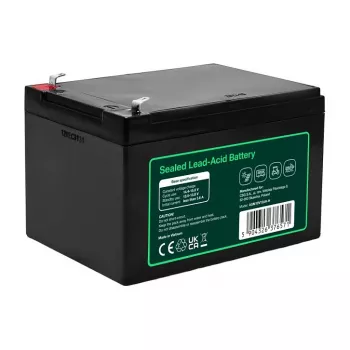 Greencell AGM VRLA 12V 12Ah Priežiūros nereikalaujanti baterija kasos aparatams, žaislams, kameroms (151x98,5x95 mm)