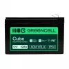 Greencell AGM VRLA 12V 12Ah Priežiūros nereikalaujanti baterija kasos aparatams, žaislams, kameroms (151x98,5x95 mm)