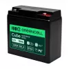 Greencell AGM VRLA 12V 18Ah Priežiūros nereikalaujanti baterija kasos aparatams, žaislams, kameroms (181x77x167mm)