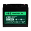 Greencell AGM VRLA 12V 18Ah Priežiūros nereikalaujanti baterija kasos aparatams, žaislams, kameroms (181x77x167mm)