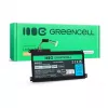 Green Cell baterija, skirta ASUS C31N1912 / B31N1912, 3 elementų, 42Wh, 11,55V, Li-ion polimeras, juoda