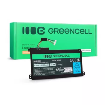 Green Cell baterija, skirta ASUS C31N1912 / B31N1912, 3 elementų, 42Wh, 11,55V, Li-ion polimeras, juoda