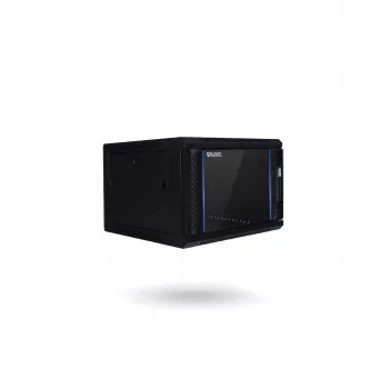 RACKTEL RL-4506WR 6U 19 colių sieninis stovo korpusas 600x450 mm juodas