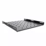 RACKTEL RL-P800S 1U 19 colių fiksuota lentyna 800 mm gylio 80 kg apkrova juoda