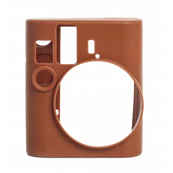 LOVEINSTANT Silikoninis apsauginis dėklas, skirtas Fujifilm Instax Mini 41 - Ruda