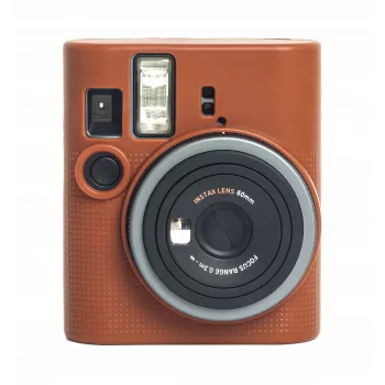 LOVEINSTANT Silikoninis apsauginis dėklas, skirtas Fujifilm Instax Mini 41 - Ruda