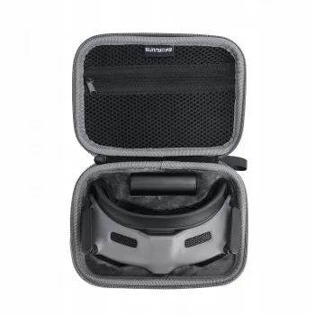 SUNNYLIFE Apsauginis dėklas DJI Goggles 2 - Pilka/Juoda Kietas Korpusas EVA Putplastis