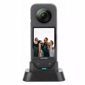SUNNYLIFE Mini Tripod / Handheld Grip, skirta Insta360 X3 - juoda
