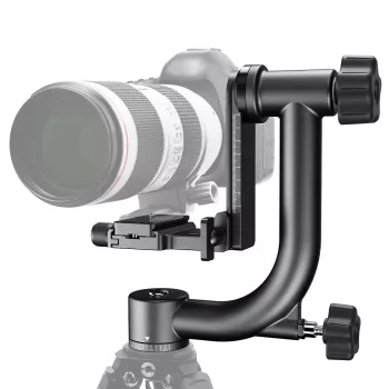 K&F Concept Pro gimbalinė panoraminė galvutė 20kg 1/4 3/8 KF31.033
