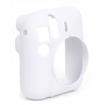 LOVEINSTANT Silikoninis apsauginis dėklas, skirtas Fujifilm Instax Mini 12 - Baltas