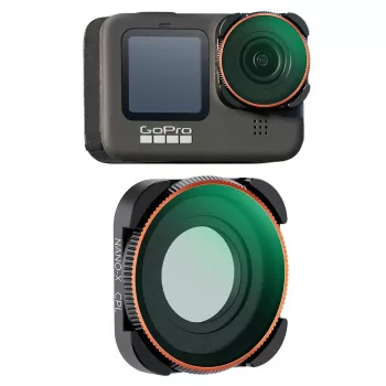 KF Circular Polarizer CPL MC filtras, skirtas GoPro Hero 12/11/10/9, juodas KF01.2336